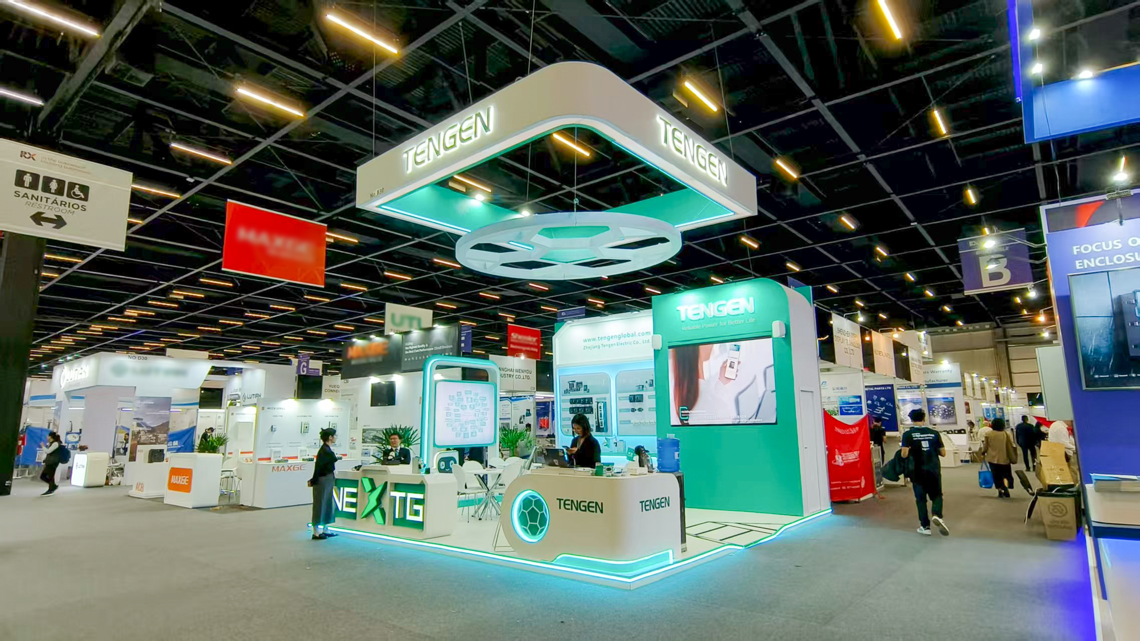 闪耀拉美丨尊龙人生就是博亮相FIEE巴西国际电力展